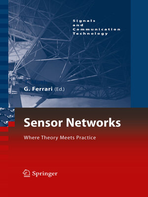 cover image of Sensor Networks